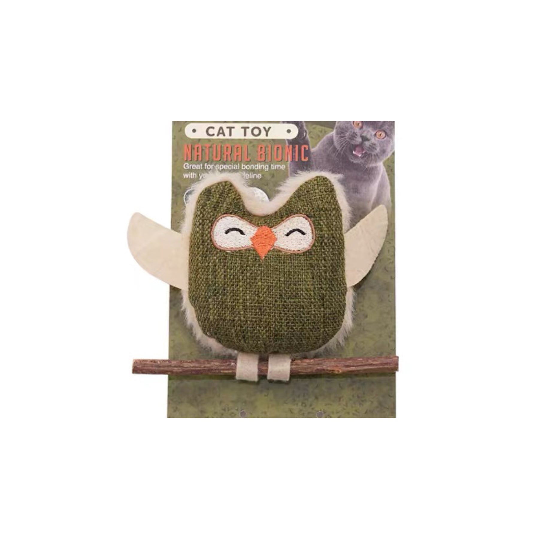 Natural Catnip & Silvervine Cat Toy