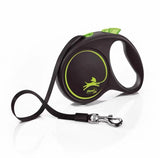 Furhugs Personalized Hand-Painted Flexi Dog Leash (Black)