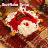 Hand-Knitted Christmas Festive Collar