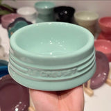 Le Creuset M Size Stoneware Pet Bowl – 18cm Luxury Dog Feeding Bowl
