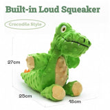 Squeaky Plush Crocodile/Elephant Toy – Soft & Fun Chew Buddy for Dogs