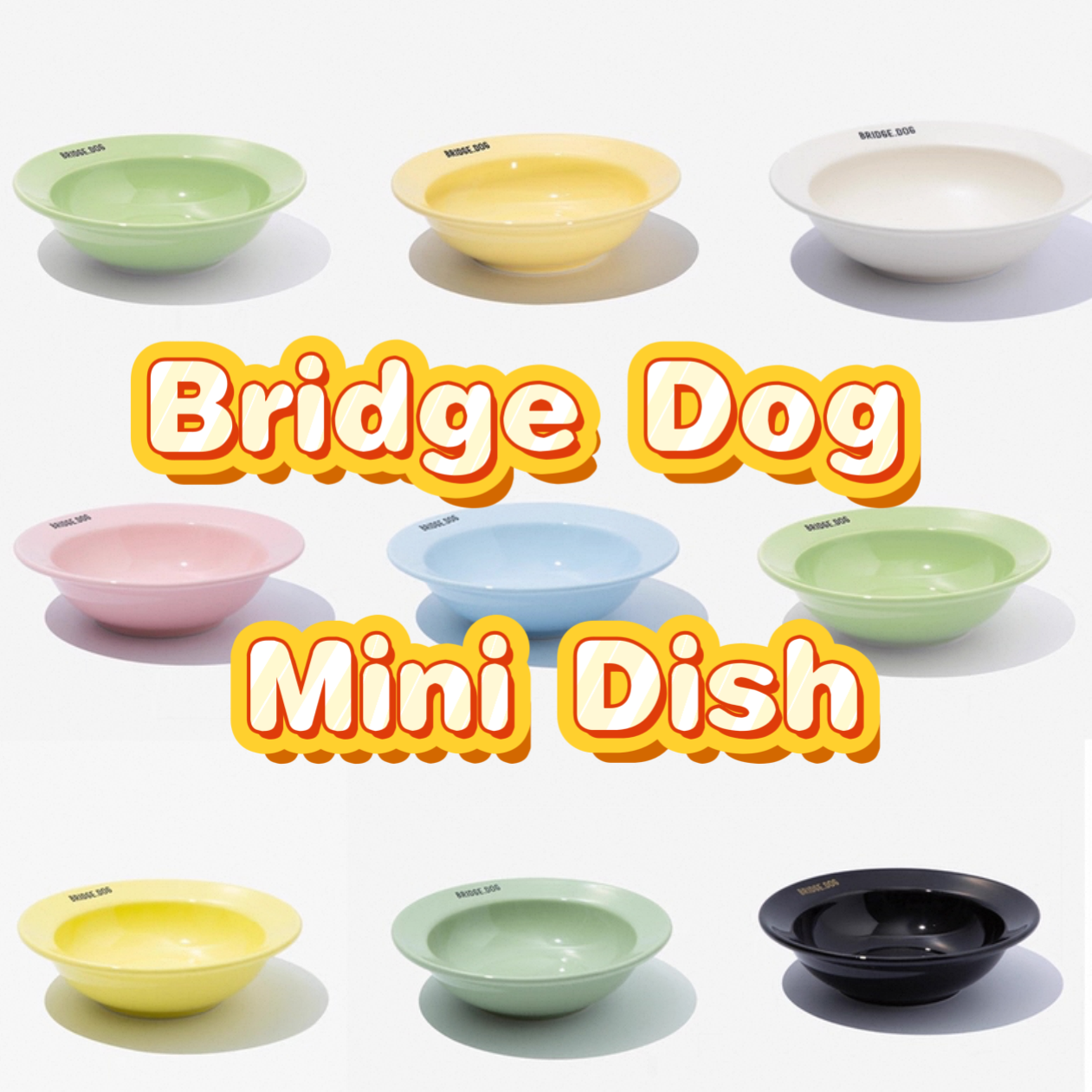Bridge Dog Mini Dish – Pastel Pet Bowl