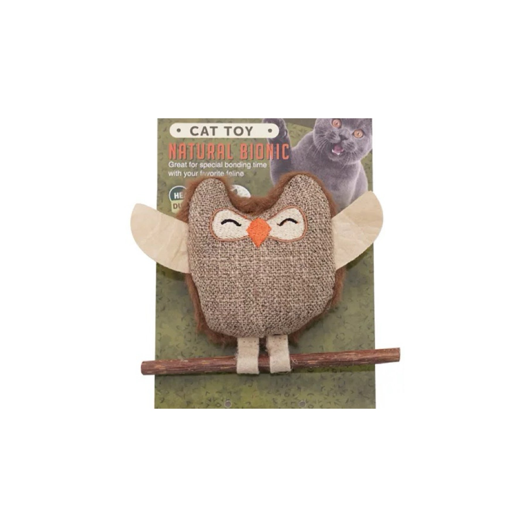 Natural Catnip & Silvervine Cat Toy