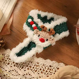 Hand-Knitted Christmas Festive Collar