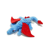 FurHugs Squeaky Dragon Plush Dog Toy – Soft, Crinkly, and Colorful