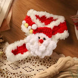 Hand-Knitted Christmas Festive Collar